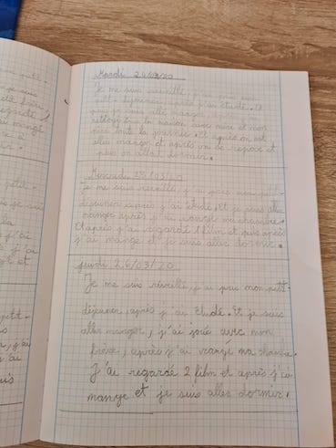 Mon journal de confinement – LE BLOG DU CHEMINET