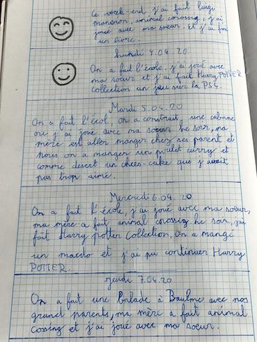 Mon journal de confinement – LE BLOG DU CHEMINET